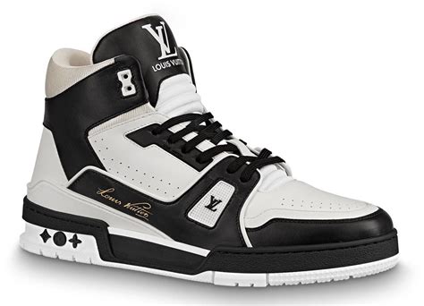 louis vuitton sneaker high top|LV Trainer Black Sneaker Father's Day Gift .